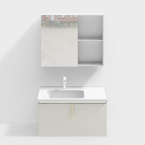 インペリアル バスルーム Yiyue CB066-1-0800G バスルーム キャビネット セット