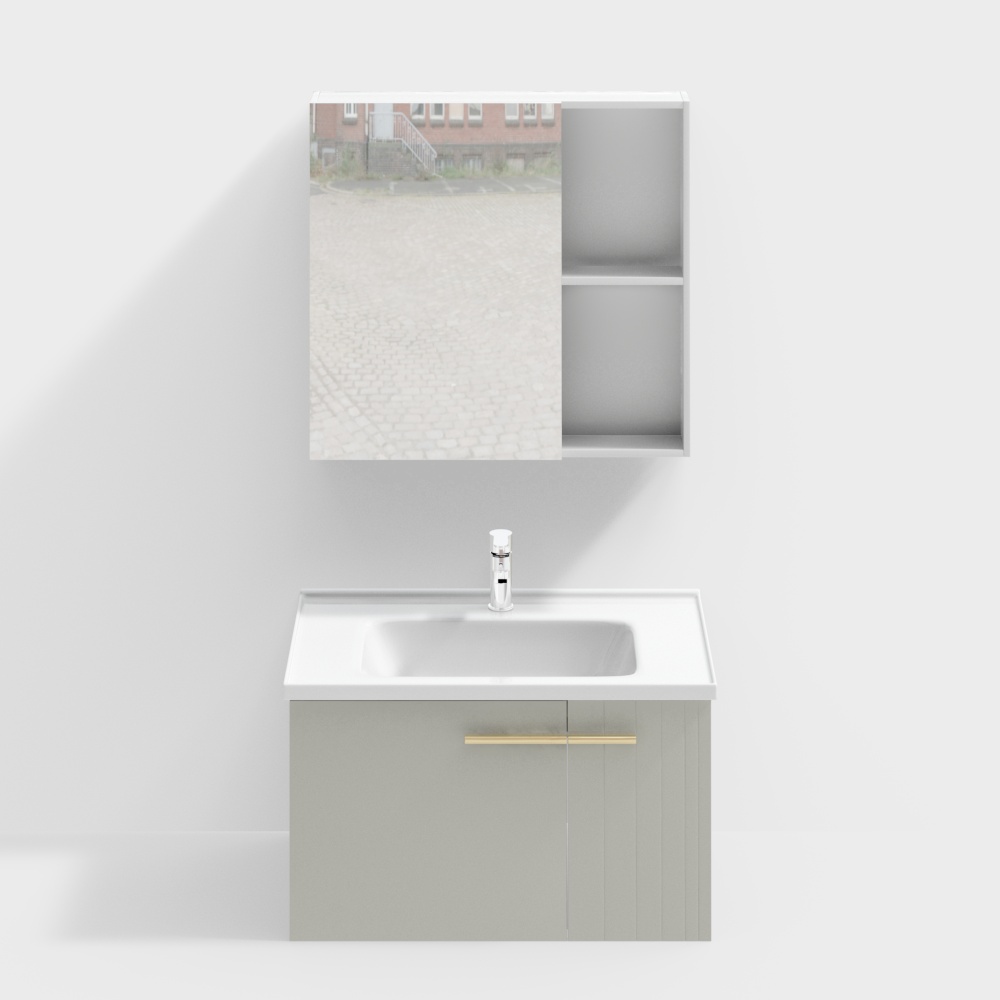 Imperial bathroom Enjoy CB065-1-0800G bathroom cabinet package cabinet door multi-layer solid wood ceramic hardware bathroom set