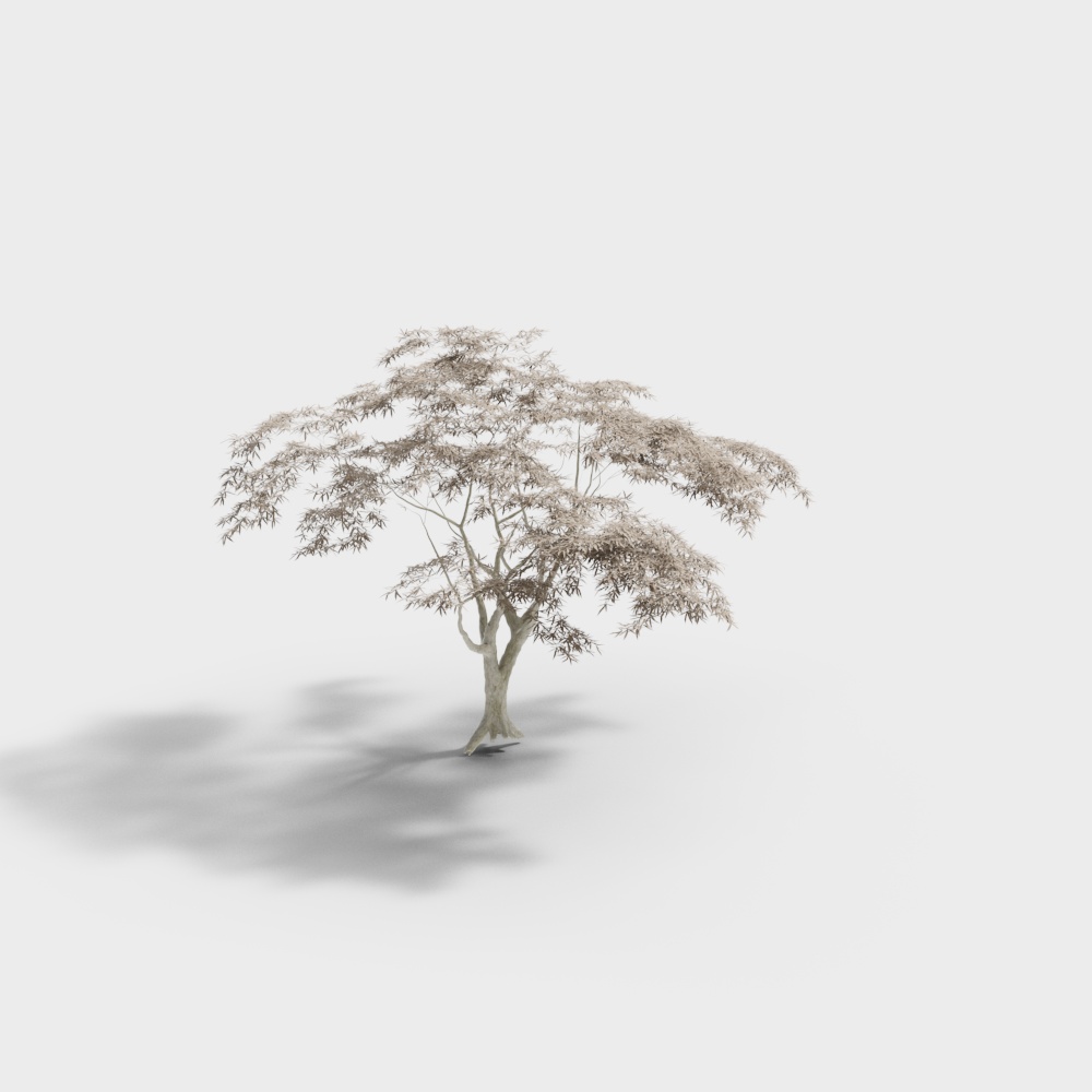 New Chinese Zen landscape gardening sculpture sketch - tree