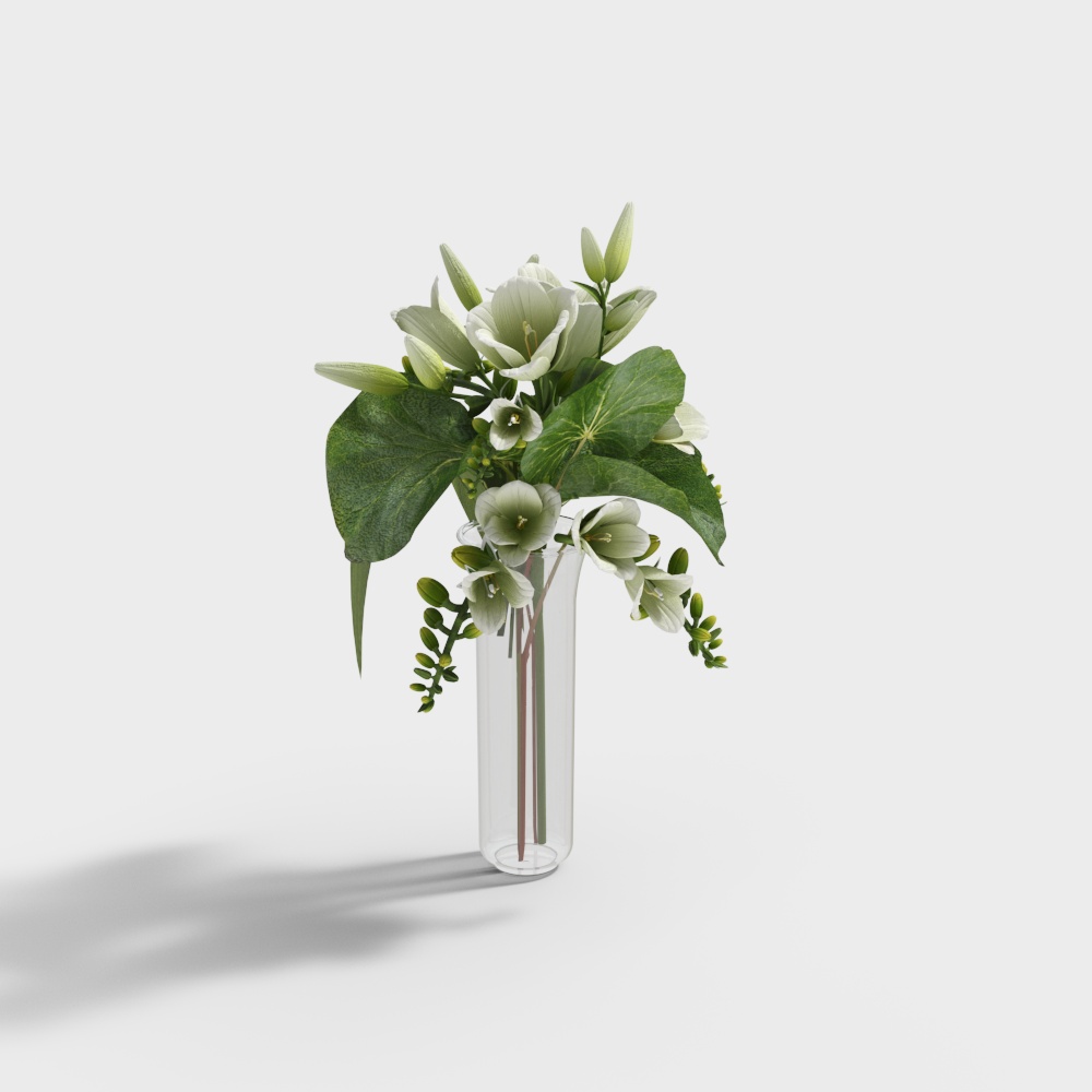 Modern Ballroom - Plant Ornament-4 ceramic vase