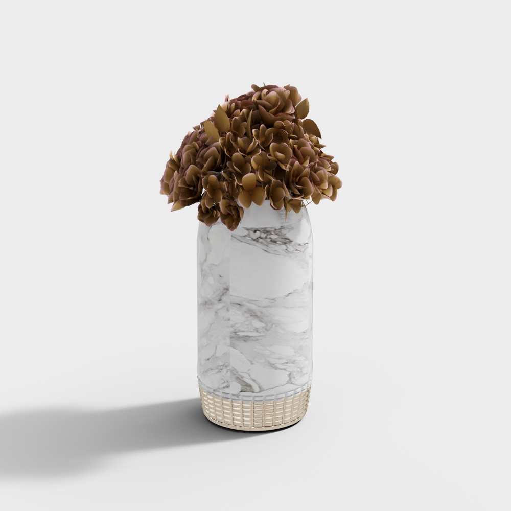 Modern side cabinet vase