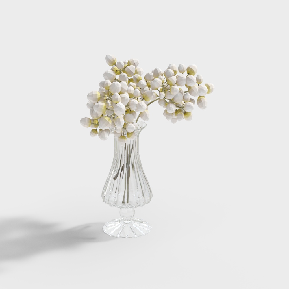 FX-Modern Kitchen 192247-8 glass vase