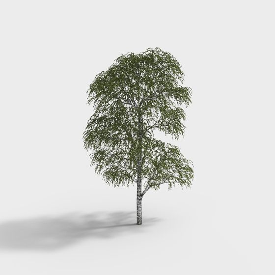 현대식 녹지 풍경 나무