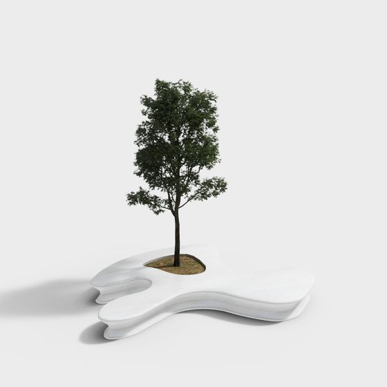 Natural Harmony 3D model - Lively Tree in Unique Planter