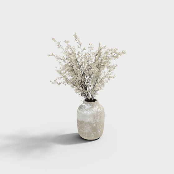 Rustic Flower Vase 3D model