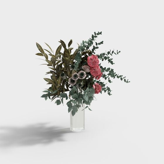Floral Harmony 3D model