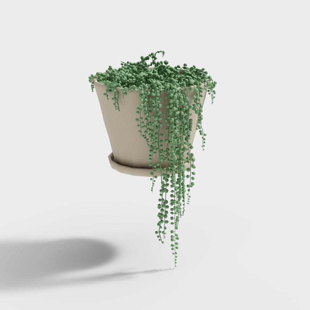 Piantina di orchidea verde sospesa moderna-3