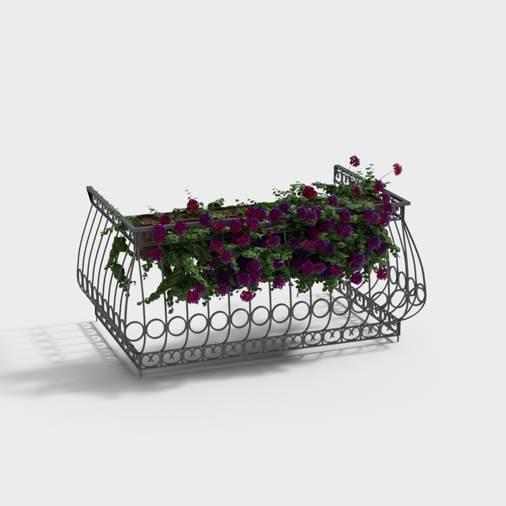 現代小陽台植物架