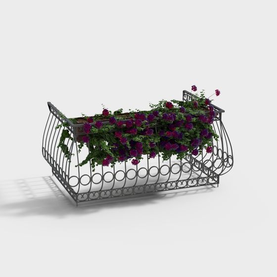 現代小陽台植物架