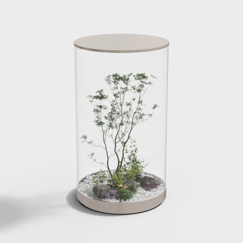 Glass Greenhouse 3D Model for Designers and Developers