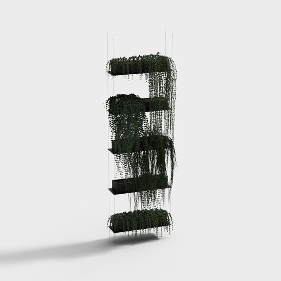 Hanging Garden 3D model for Urban Design