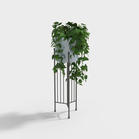 Urban Oasis Planter 3D model for Creative Projects