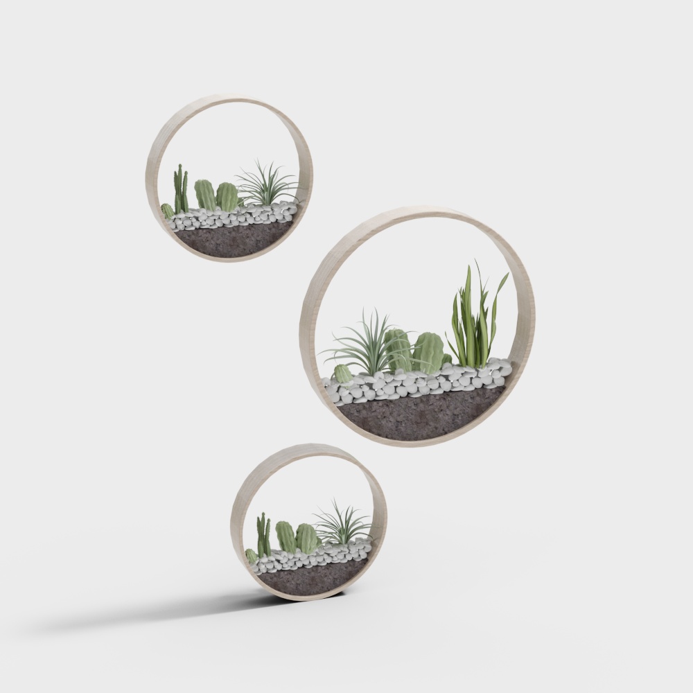 WB192180 Green wall decoration