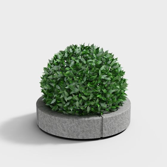 Dome Greenery 3D Model for Designers and Developers