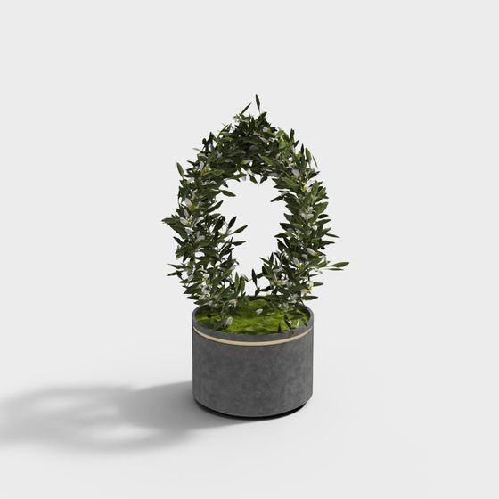 현대 녹색 식물