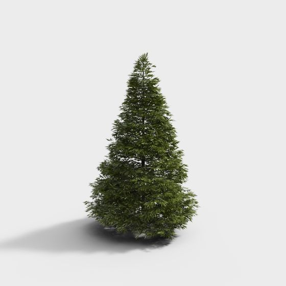 Vibrant Low-Polygon Christmas Tree 3D model for Creative Projects