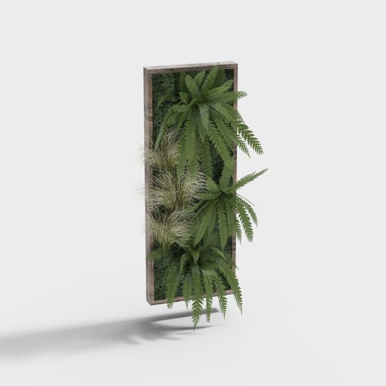 vách tường cây xanh