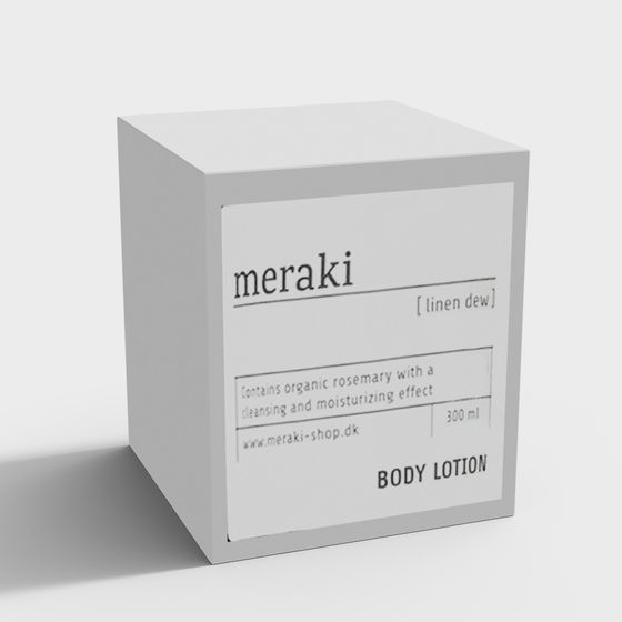 Meraki Body Lotion 3D model