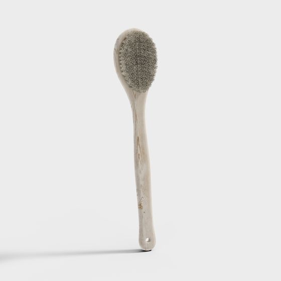 Wooden Bath Brush 3D model
