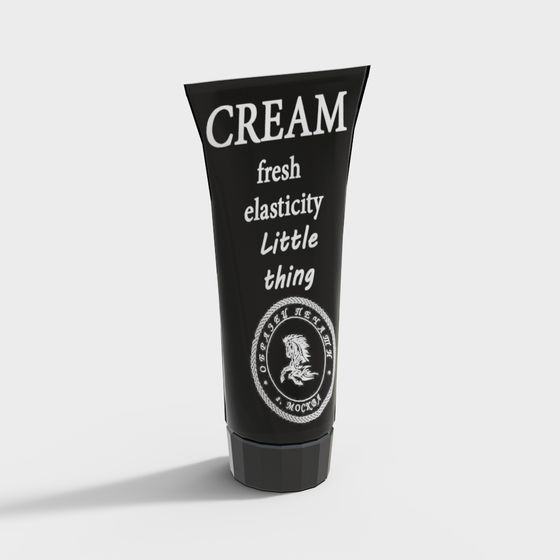 Cream Tube 3D model for Creative Projects