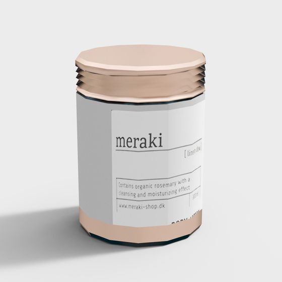 Meraki Linen Dew Aroma Bottle 3D model