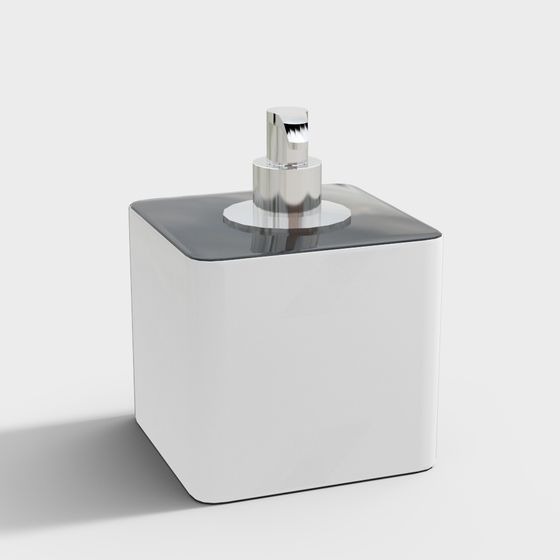 Stylish Cubic Spray Bottle 3D Model