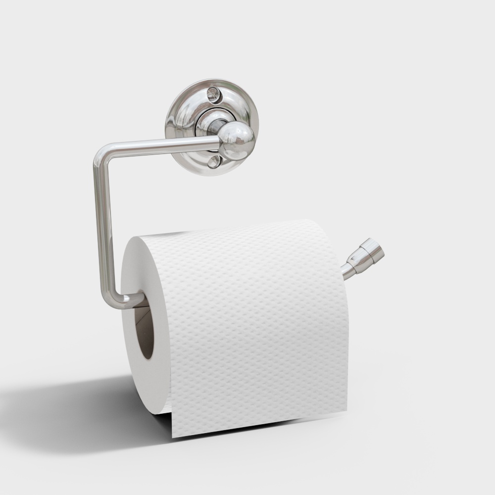 Modern bathroom small pieces - round paper towel holder