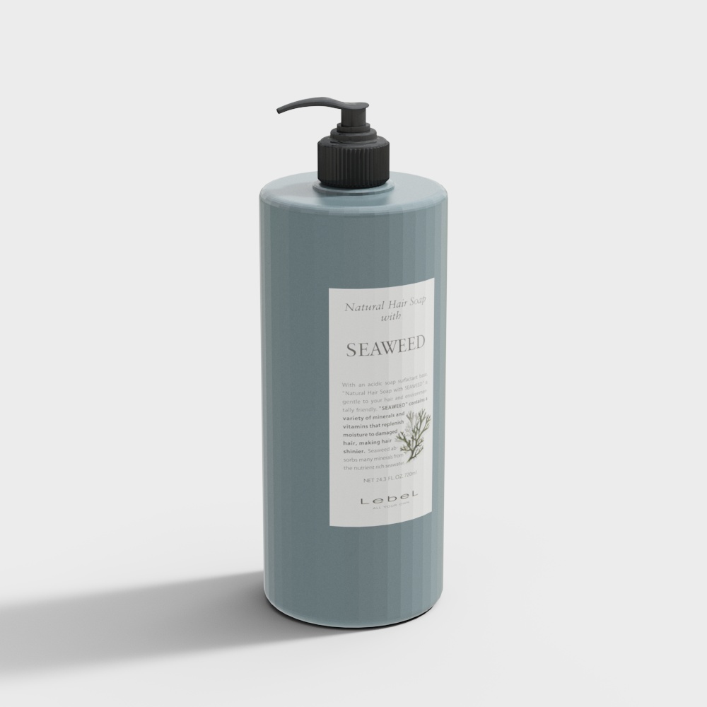Seaweed Soap Bottle 3D model