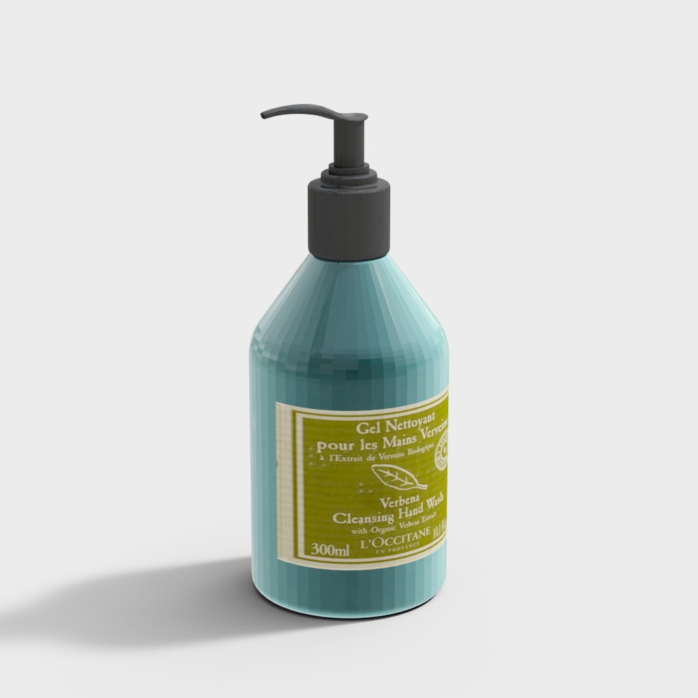 Stylish Hand Cleansing Gel Bottle 3D model