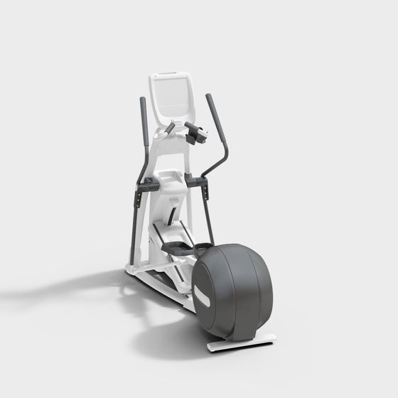 Low-Polygon Elliptical Machine 3D Model