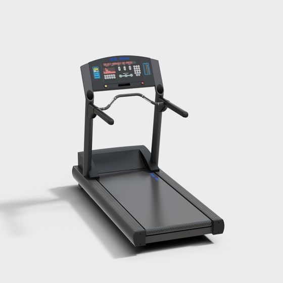 Modern 3D Treadmill Model for Fitness Designs