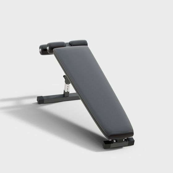 Low Polygon Fitness Equipment 3D model