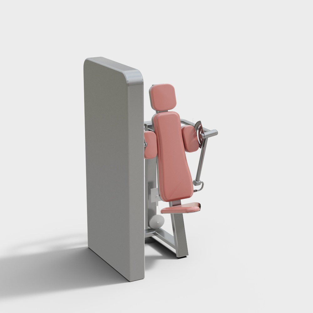 Wall-Mounted Fitness Chair 3D model