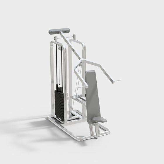 Stylish Fitness Equipment 3D Model for Creative Projects