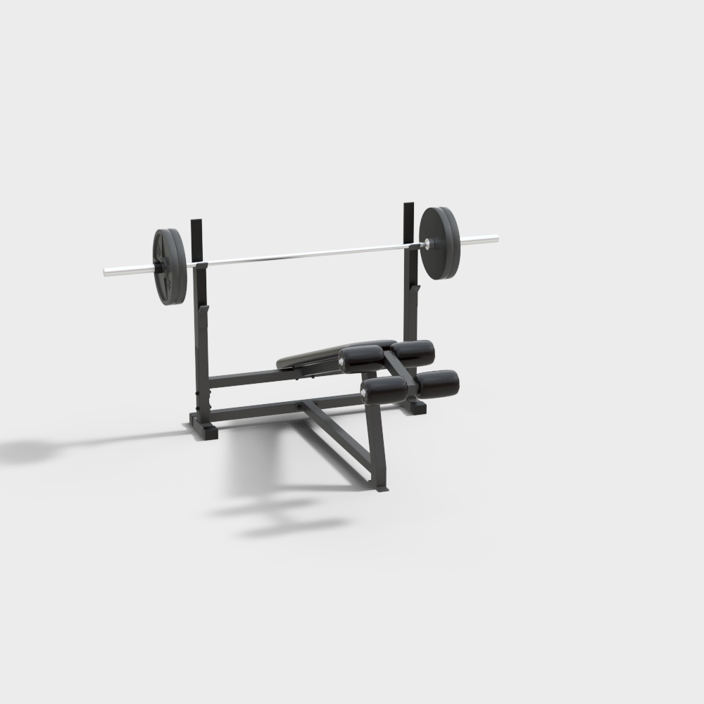 Gym Bench 3D model