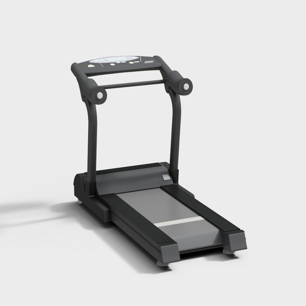 Sleek Low-Polygon Treadmill 3D model
