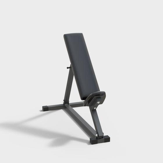 Modern Minimalist Gym Bench 3D model