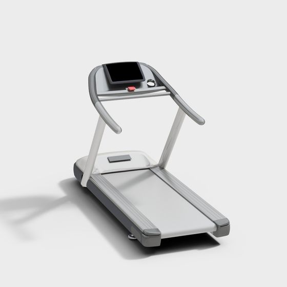 Sleek 3D Treadmill Model for Creative Projects