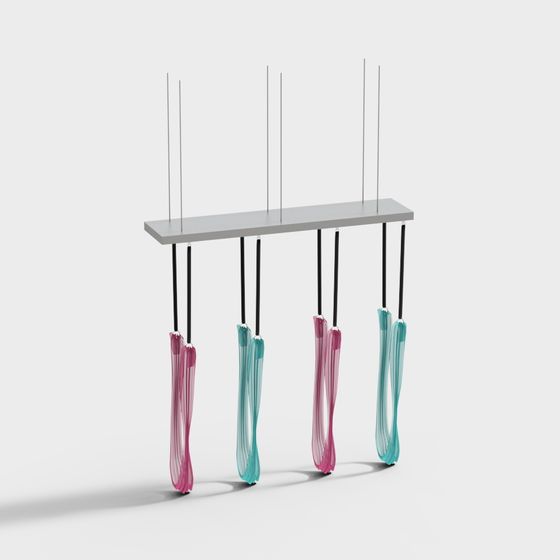 Hanging Umbrella Stand 3D model