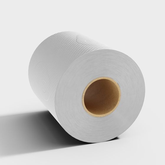 Low-Poly Paper Tube 3D model