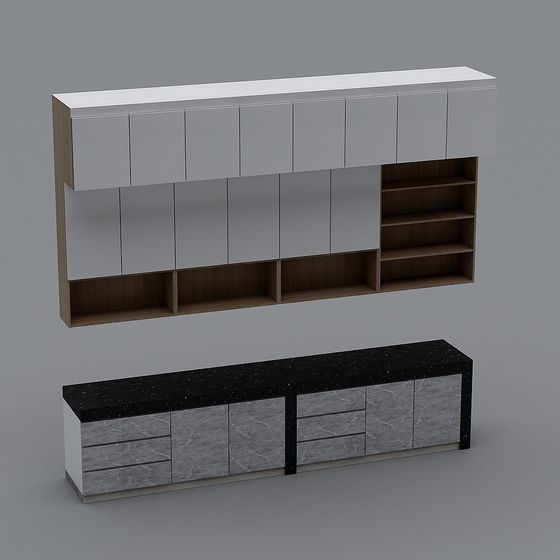 Elegant Modern Furniture 3D Model Set