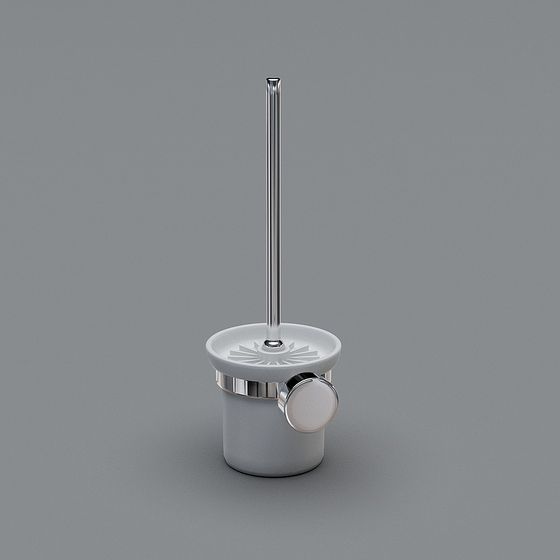 cepillo de inodoro en el baño