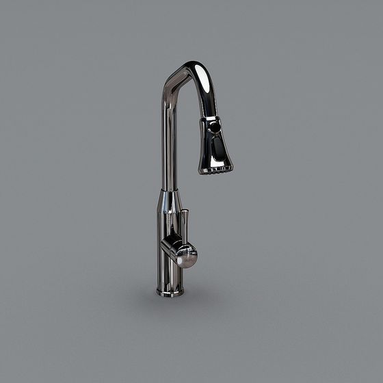Stylish Kitchen Faucet 3D Model