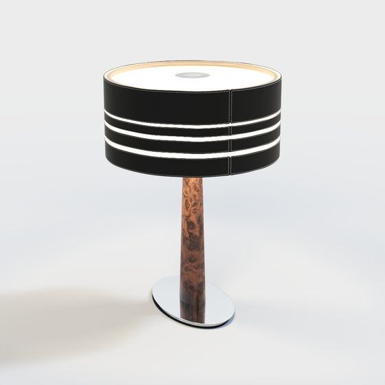 Elegant 3D Table Lamp Model for Modern Interiors