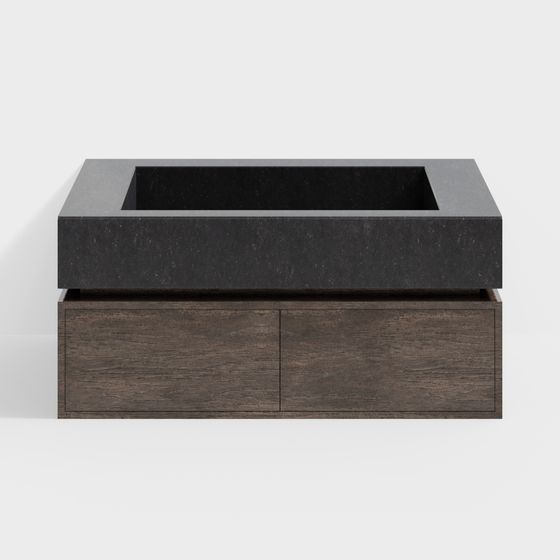 Minimalist Bathroom Cabinet 3D model