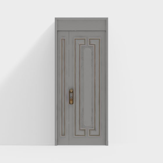 Дверь входа (смешанное масло)