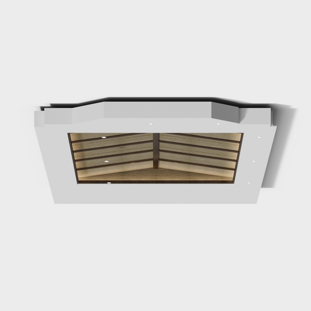 Потолок гостевой комнаты Wabi-sabi