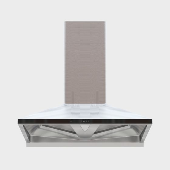 Sleek Modern Kitchen Hood 3D model