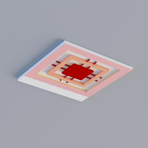 Vibrant Geometric 3D Model for Creative Projects