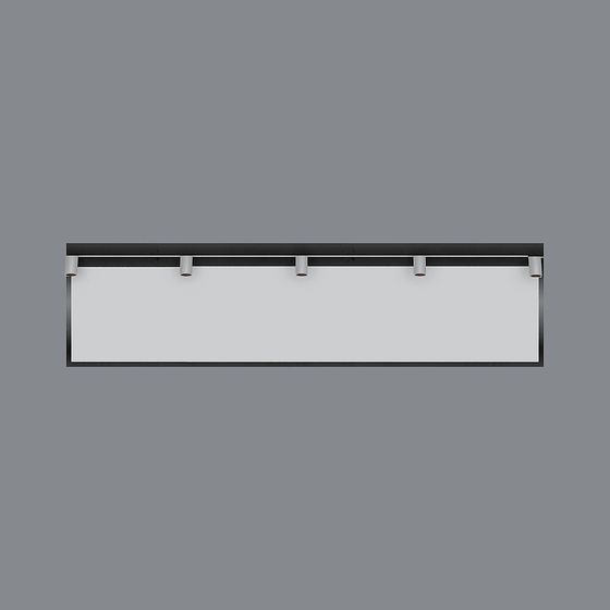 Linear Light Fixture 3D model